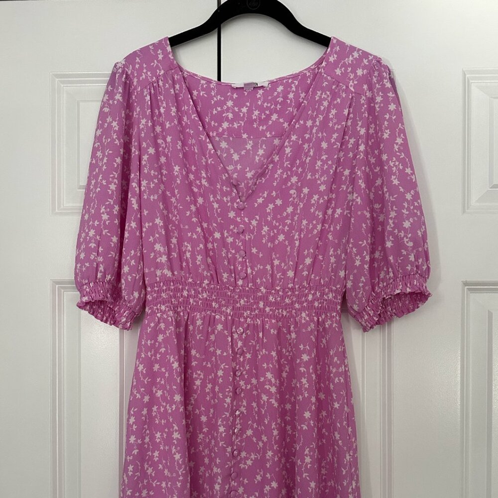 BB Dakota Steve Madden Pink & White Dress